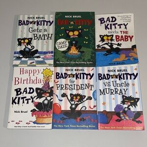 6 Bad Kitty books by Nick Bruel